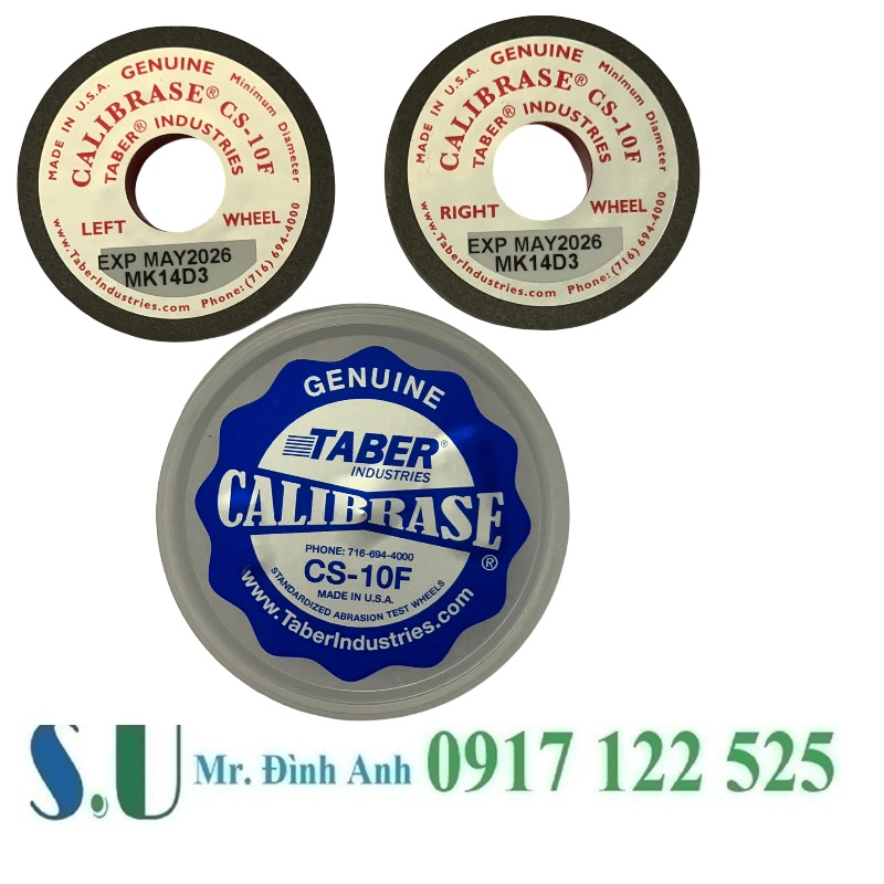 Bảng Điều Kiển Độ Bền Cho Máy Thử Mài Mòn Taber: Đá Mài Taber CS-10F