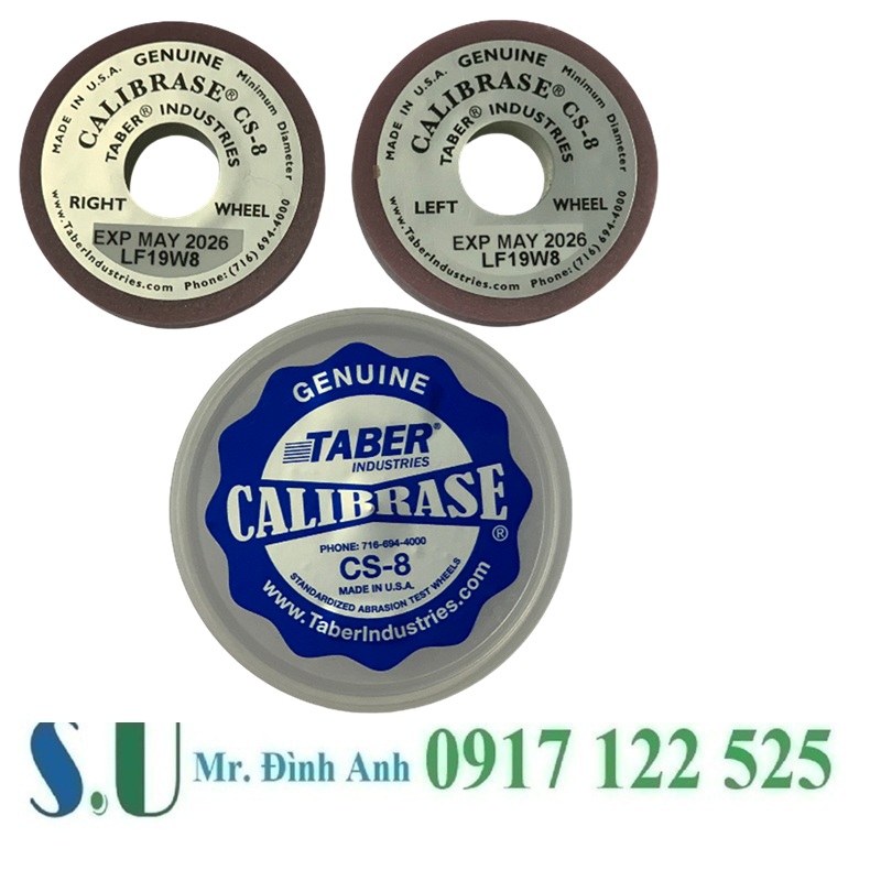 Đá mài Taber CS-8 – Giải Pháp Kiểm Tra Độ Bền Lớp Phủ Mỏng