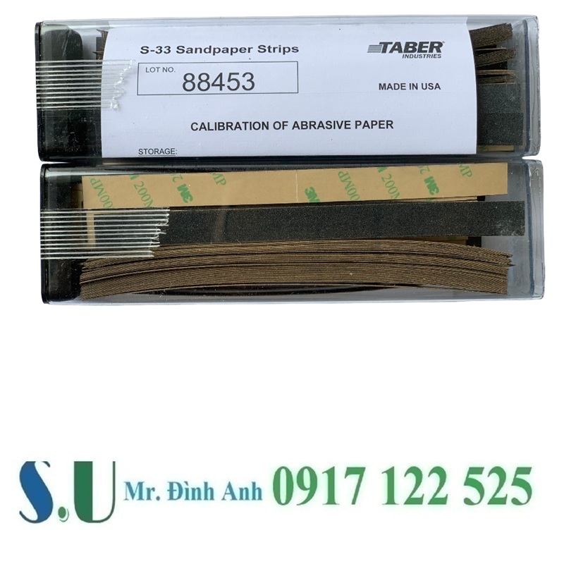 Giấy mài Taber S-33: Chuẩn mực cho mọi kết quả kiểm nghiệm
