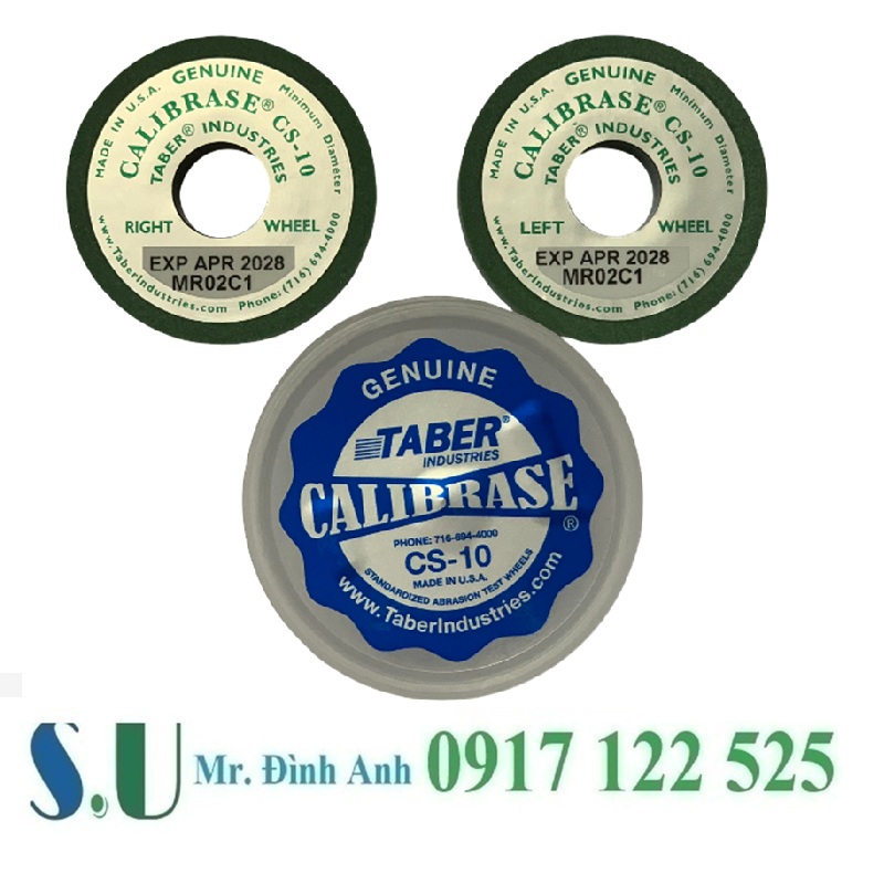Đá mài Taber CS-10: Giải pháp chuẩn đoán độ mài mòn