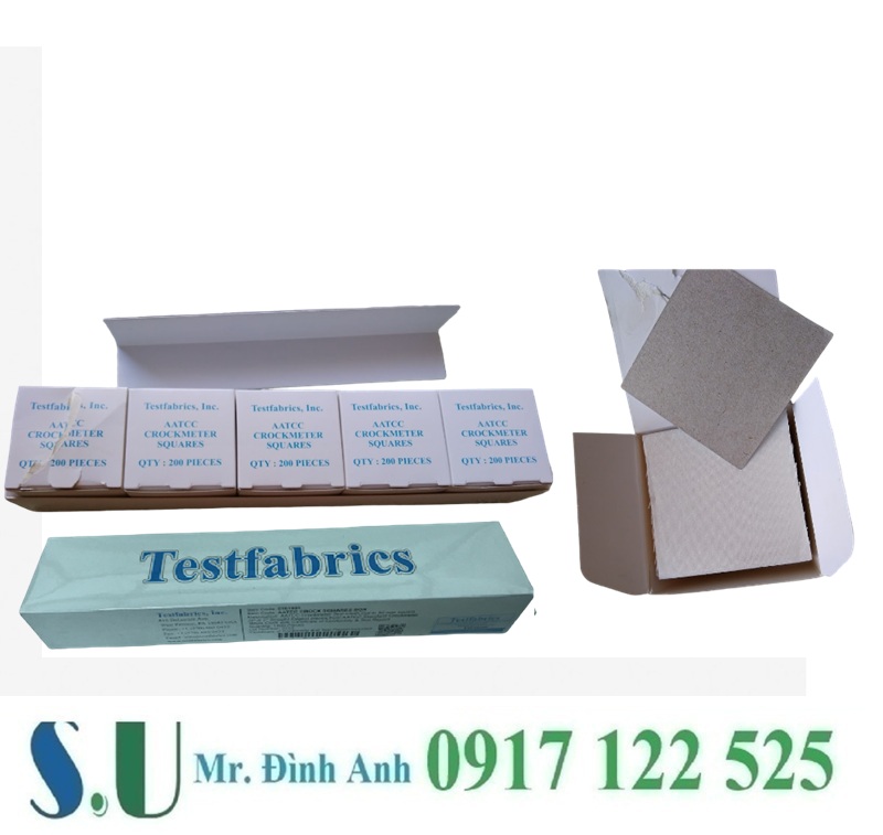 Vải đo độ bền ma sát theo tiêu chuẩn AATCC tới từ hãng Fabric